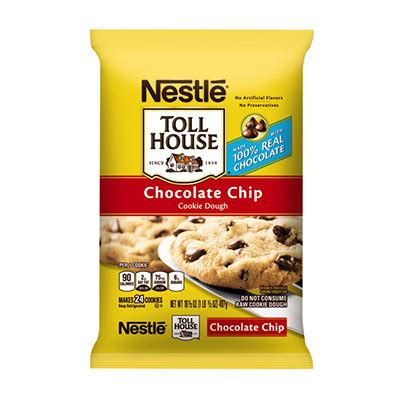 Nestlé® Toll House® Refrigerated Chocolate Chip Cookie Bar Dough ...