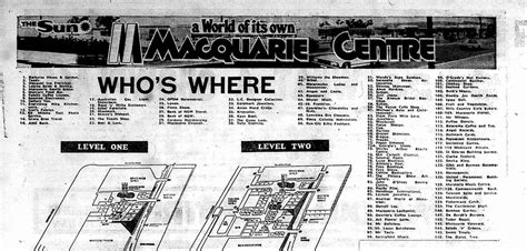 Macquarie Centre Opening Supplement November 16 1981 The S… | Flickr