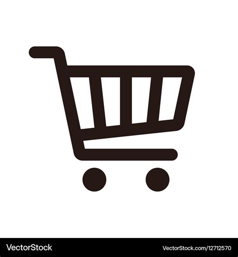 Shopping cart icon Royalty Free Vector Image - VectorStock