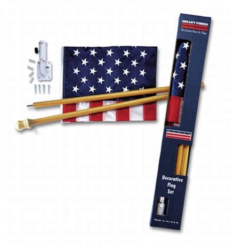 US Flag Kit With Wood Pole | Flag World Inc Shopping