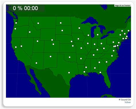 Map of United States The U.S.: State Capitals. Seterra - Mapa interaktiboak