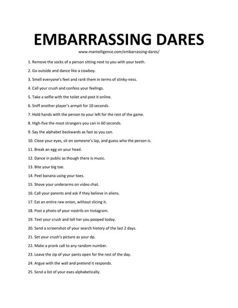 72 Really Embarrassing Dares for Friends (Over Text, IRL, Online ...