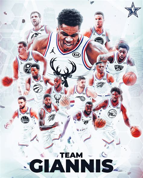 Team LeBron vs Team Giannis / 2019 NBA All-Star Game :: Behance