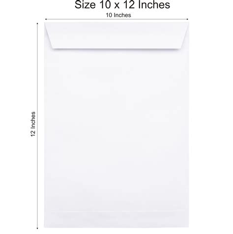 10 x 12 White Envelopes | For A4, Letter Documents Office ...