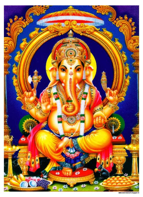 LORD GANESH BEST INDIAN ART IMAGE LARGE SIZE PRINTABLE - BEST INDIAN ...