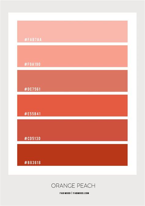 Orange Peach Colour Scheme – Colour Palette 153 | Color schemes colour ...