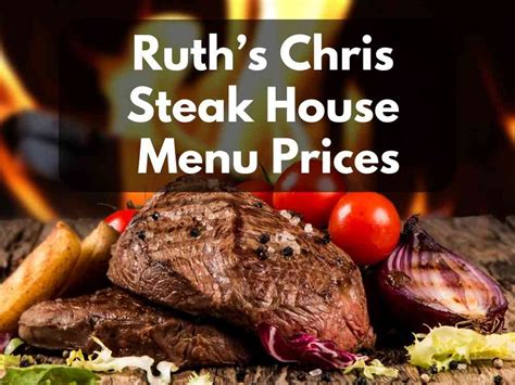 Ruth's Chris Steak House Menu Prices 2023 (Signature Steak Lovers Place ...