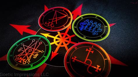 Holographic Sigil Stickers - Goetic Impressions