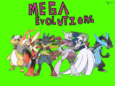 Pokmon mega evolution by gorillazxpokemonfan on DeviantArt