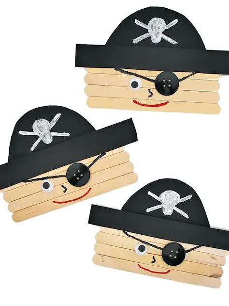 21 Pirate Crafts for Kids That Are Simply Great - Craftsy Hacks