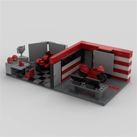 LEGO MOC MotoGP Garage by Creater | Rebrickable - Build with LEGO