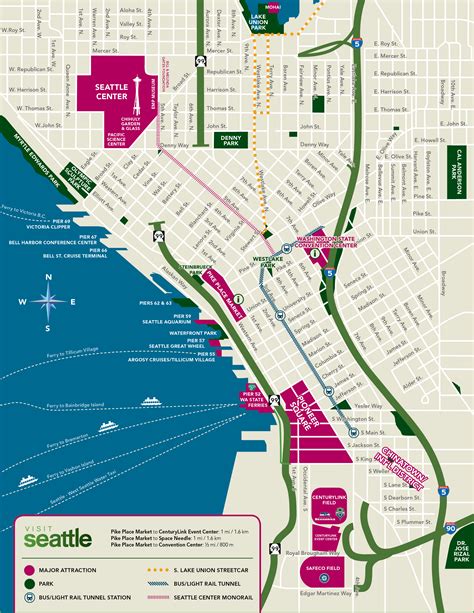 Custom Seattle Map — Visit Seattle