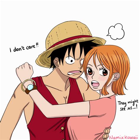 Luffy x Nami by namiikawaii on DeviantArt