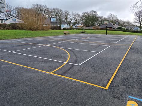 Netball Court Markings - Playground Markings for Schools