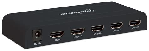 Manhattan 4K 4-Port HDMI Splitter (207515)