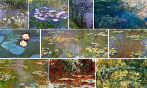 Claude Monet | Nymphéas / Water Lilies / Le ninfee | Painting series ...