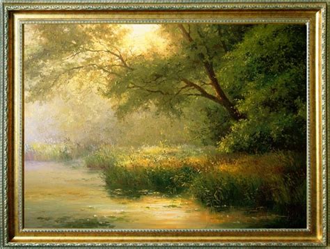 morning landscape (landscape painting) | Садово-парковое искусство ...