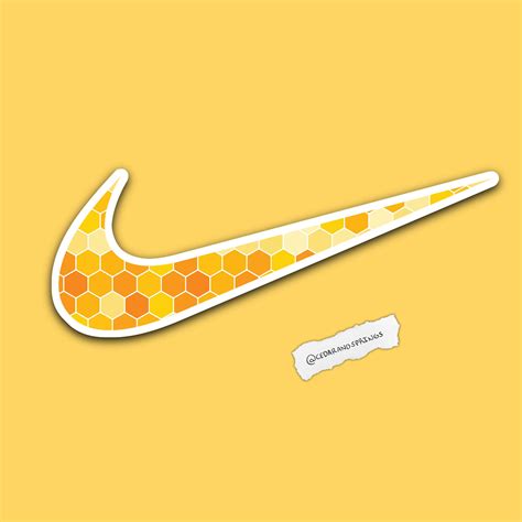 Honeycomb Nike Sticker Honeycomb Sticker Custom Nike Decal | Etsy in ...