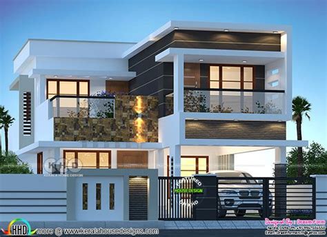 200 sq-m 3 BHK modern house plan - Kerala Home Design and Floor Plans ...