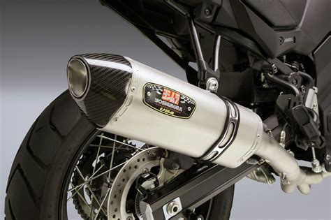 Yoshimura V-Strom 650 2017-22 R-77 3/4 Stainless Exhaust Stainless ...