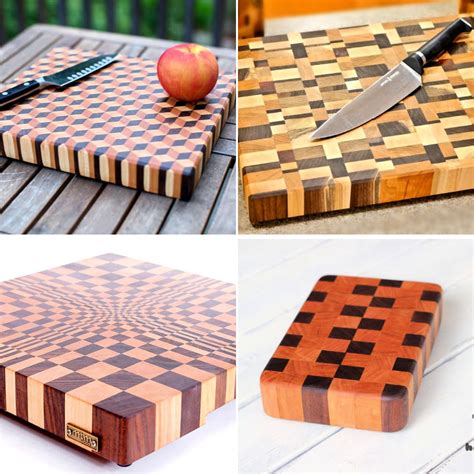 15 Free DIY End Grain Cutting Board Plans and Patterns