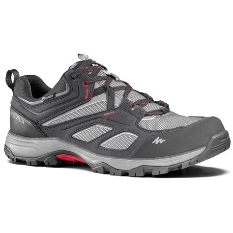 Men's waterproof mountain hiking shoes - MH100 - Grey