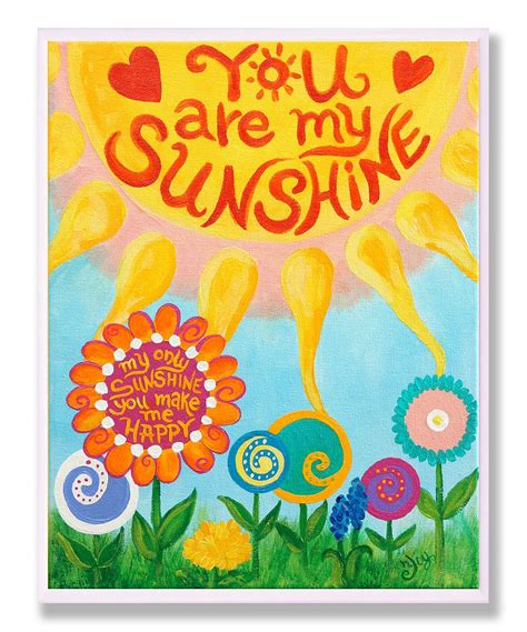 'You Are My Sunshine' Wall Art | Wall art plaques, You are my sunshine ...