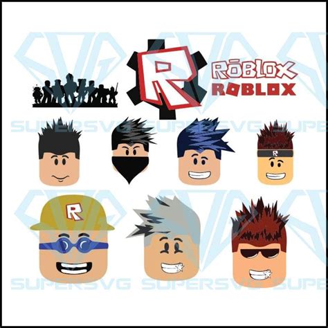 Roblox Charactor Svg Cricut File Gamer Svg Roblox Svg Roblox Face Svg ...