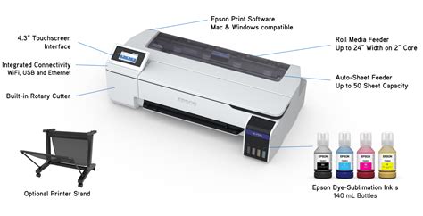 Epson SureColor F570 Pro Dye-Sublimation Printer | Garment Printer Ink