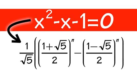 the nth term formula of the Fibonacci sequence from a quadratic ...