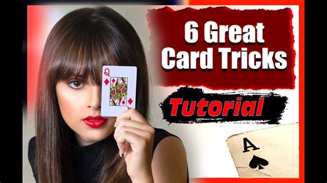 6 Easy Great Card Trick Tutorial | VISUAL Card Tricks Anyone Can Do ...