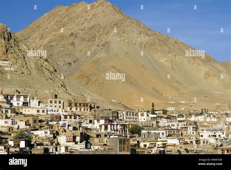 View of Leh, capital of Ladakh, India Stock Photo - Alamy