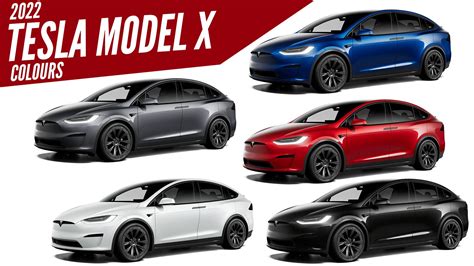 2022 Tesla Model X - All Color Options - Images | Tesla model x, Tesla ...