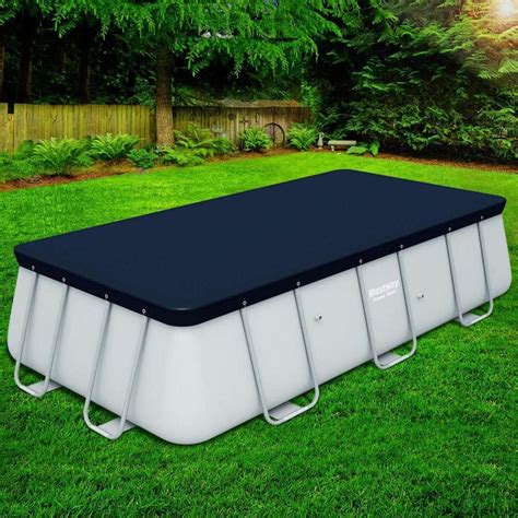 Bestway Pool Cover Fits 4.12x2.01m Above Ground Swimming Pool PVC ...