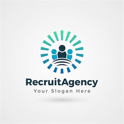 Premium Vector | Recruitment agency logo