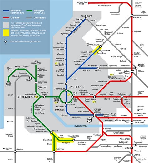 Liverpool Merseyrail map