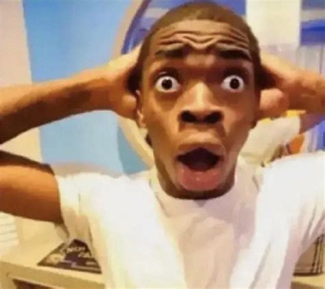 Shocked Black Guy Reaction Image #2 | Shocked Black Guy | Memes ...