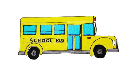 School Bus Drawing For Kids | Images and Photos finder