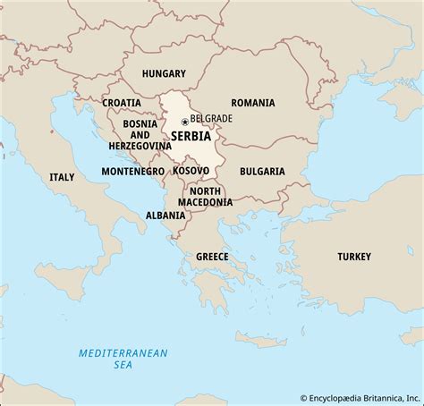 Where Is Serbia On The Map Of Europe - Eileen Margarita