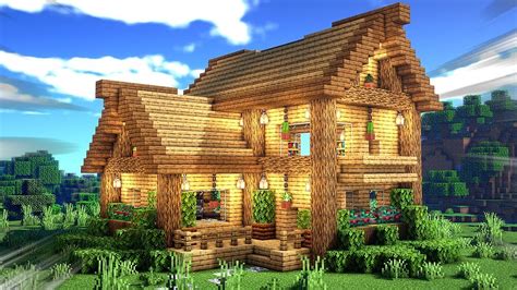 Simple Oak Survival House - Minecraft Tutorial #69 - YouTube