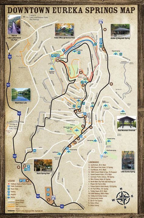 Eureka Springs Attractions Map - Ardyth Mireille