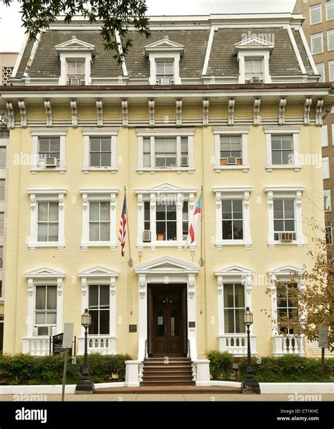 Old British Embassy in Washington DC, USA Stock Photo, Royalty Free ...