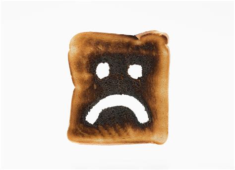 Burnt Toast With Sad Face On It Digital Art by Tiina & Geir - Fine Art ...