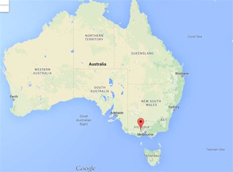 Ballarat Australia Map