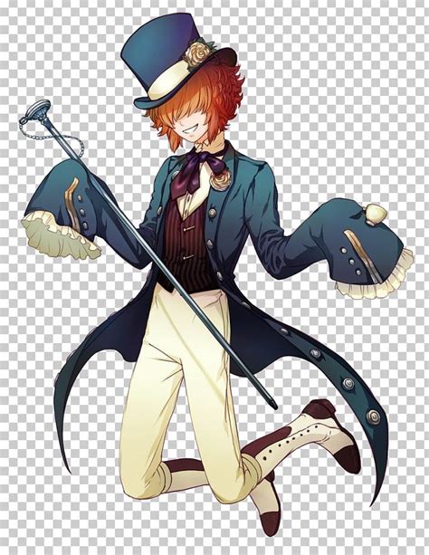 Mad Hatter Anime, Mad Hatter Drawing, Anime Oc, Anime Guys, Alice In ...