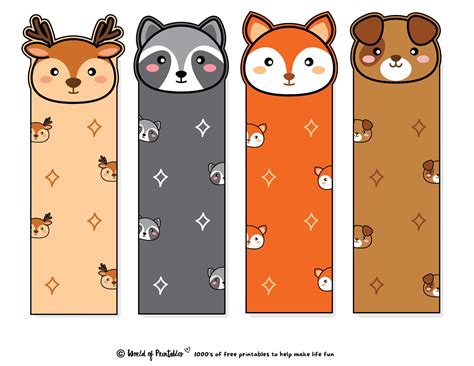 Cute Bookmarks 80 Cute Printable Bookmarks World Of, 50% OFF