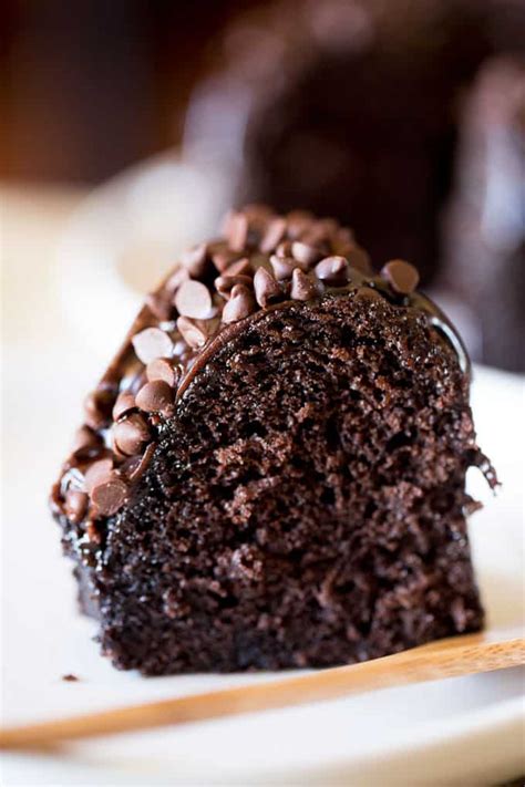 Triple Chocolate Bundt Cake - Dinner, then Dessert