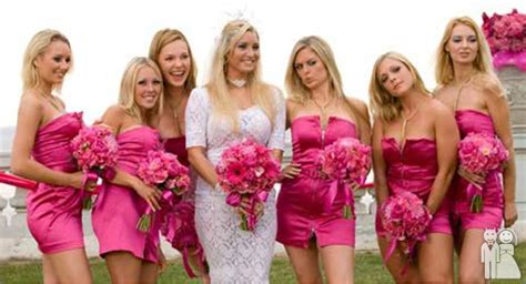 Some Sexy Bridesmaids : Wedding Unveils – Funny Wedding Photos