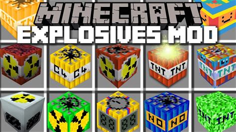 Minecraft EXPLOSIVES TNT MOD / BURN DOWN A CITY WITH YOUR TNT'S ...