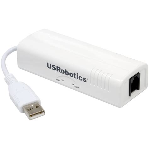 US Robotics 56K USB Controller Dial-Up External Fax Modem